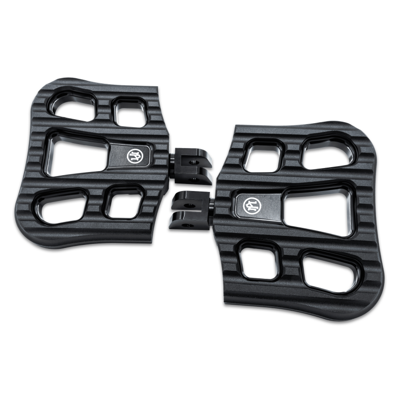 Performance Machine 0036-1027-SMB - PFM0036-1027-SMB - Performance Machine 18-24 M8 Softail Floorboard Assembly Mini Rider Drifter - Black Ops - Shipped in Europe - Tuningsupply.com