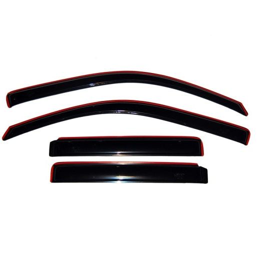AVS 194240 - AVS194240 - AVS 02-06 Chevy Trailblazer EXT Ventvisor In-Channel Front & Rear Window Deflectors 4pc - Smoke - Shipped in Europe - Tuningsupply.com