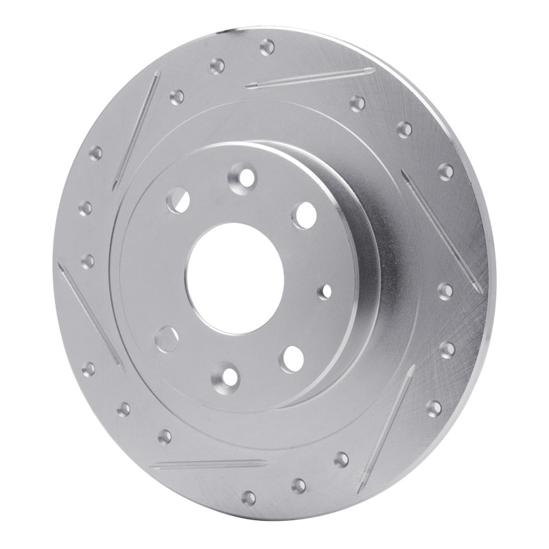 R1 Concepts 631-54003L - RNC631-54003L - R1 90-03 Ford Escort Rear Left Drilled & Slotted Silver Brake Rotor - Shipped in Europe - Tuningsupply.com