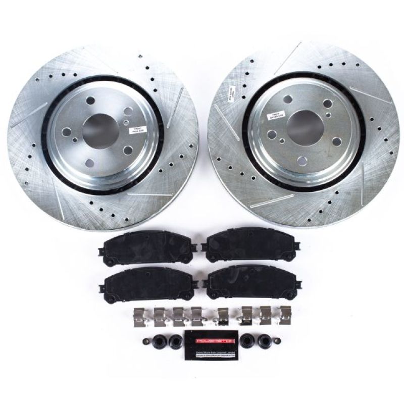 PowerStop K4713 - PSBK4713 - Power Stop 15-17 Lexus NX200t Front Z23 Evolution Sport Brake Kit - Shipped in Europe - Tuningsupply.com