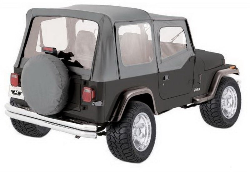 Rampage - RAM68111 - Rampage 1976-1983 Jeep CJ5 Complete Top - Grey Denim - Shipped in Europe - Tuningsupply.com