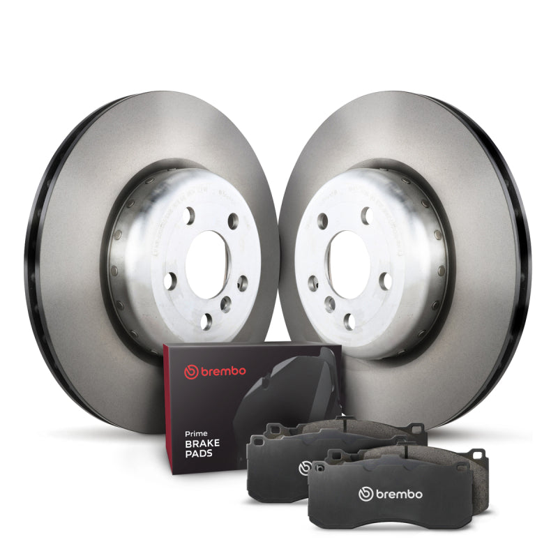 Brembo OE - BREKT04364 - Brembo OE 18-20 BMW 530e/17-20 530i/530i xDrive 17-20/2018 540d xDrive Rear Disc Brake Kit - Shipped in Europe - Tuningsupply.com