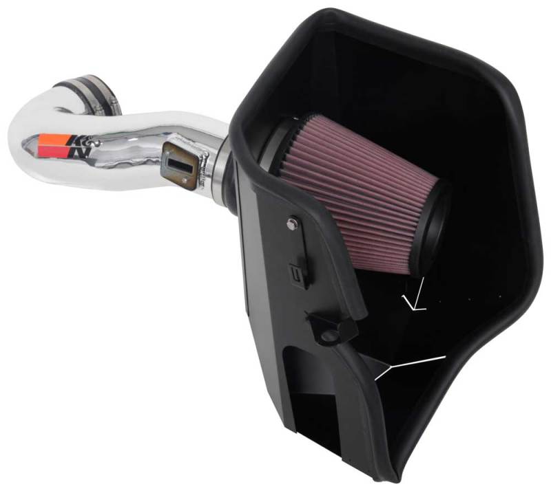 K&N Engineering 77-3110KP - KNN77-3110KP - K&N 2019 Chevy Silverado / GMC Sierra 1500 V8-5.3/6.2L Performance Air Intake Kit - Shipped in Europe - Tuningsupply.com