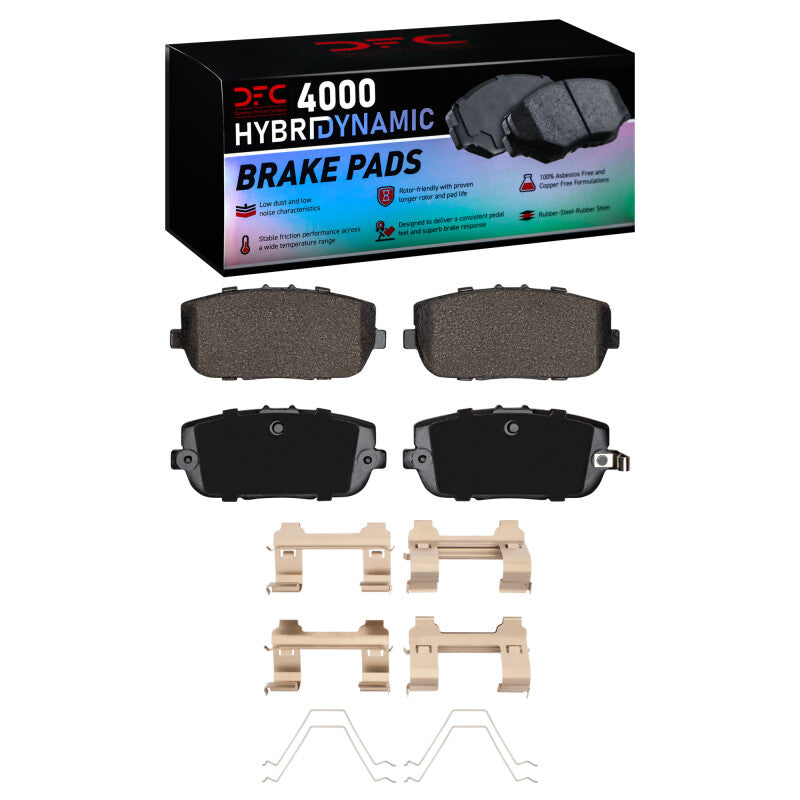 DFC 4000-1180-01 - DFC4000-1180-01 - DFC 06-25 Mazda MX-5 Miata Rear 4000 HybriDynamic Brake Pads and Hardware Kit - Shipped in Europe - Tuningsupply.com