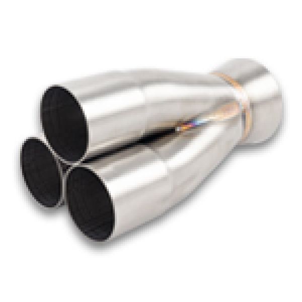 Vibrant 10338 - VIB10338 - Vibrant 3-1 Merge Collector 2.00in Inlet ID 2.50in Merge OD 3.00in Outlet OD - Shipped in Europe - Tuningsupply.com