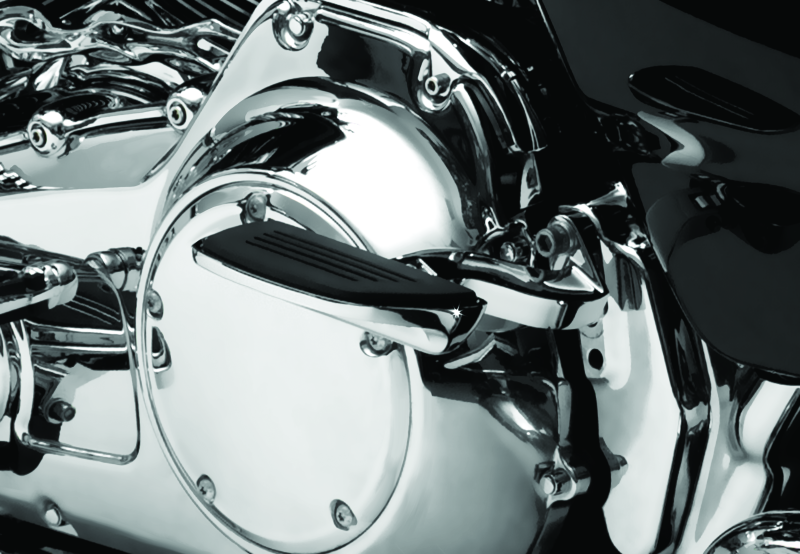 Kuryakyn 4392 - KUR4392 - Kuryakyn Premium Mini Board With Male Mount Adapter Chrome - Shipped in Europe - Tuningsupply.com