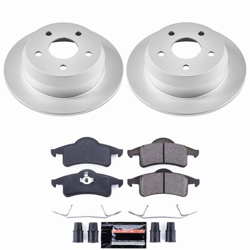 PowerStop CPK2151-23 - PSBCPK2151-23 - Power Stop 99-04 Jeep Grand Cherokee Rear Z23 Coated Brake Kit - Shipped in Europe - Tuningsupply.com