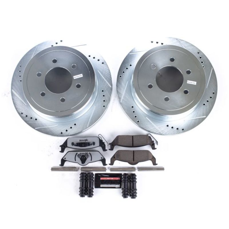 PowerStop K1950-36 - PSBK1950-36 - Power Stop 04-11 Ford F-150 Rear Z36 Truck & Tow Brake Kit - Shipped in Europe - Tuningsupply.com
