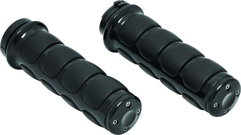 Kuryakyn 6320 - KUR6320 - Kuryakyn ISO Grips Without Throttle Boss Dual Cable Black - Shipped in Europe - Tuningsupply.com