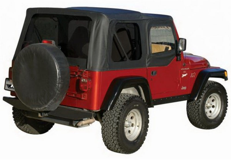 Rampage 99735 - RAM99735 - Rampage 1997-2006 Jeep Wrangler(TJ) OEM Replacement Top - Black Diamond - Shipped in Europe - Tuningsupply.com