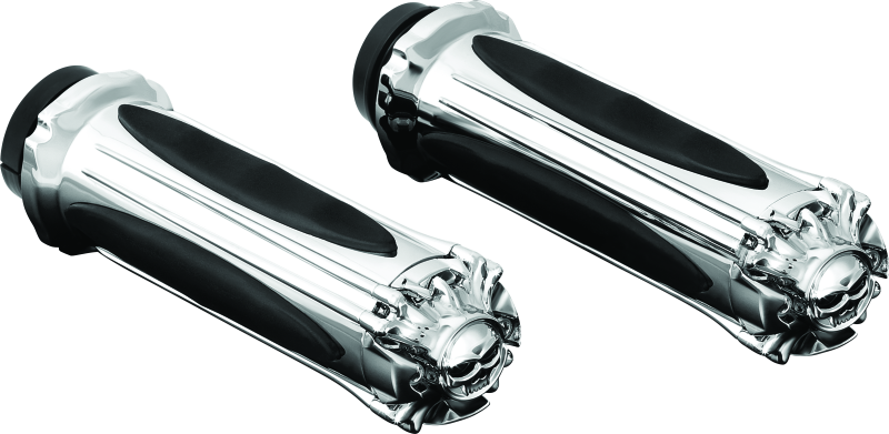 Kuryakyn 6298 - KUR6298 - Kuryakyn Zombie Grips Throttle-By-Wire Chrome - Shipped in Europe - Tuningsupply.com