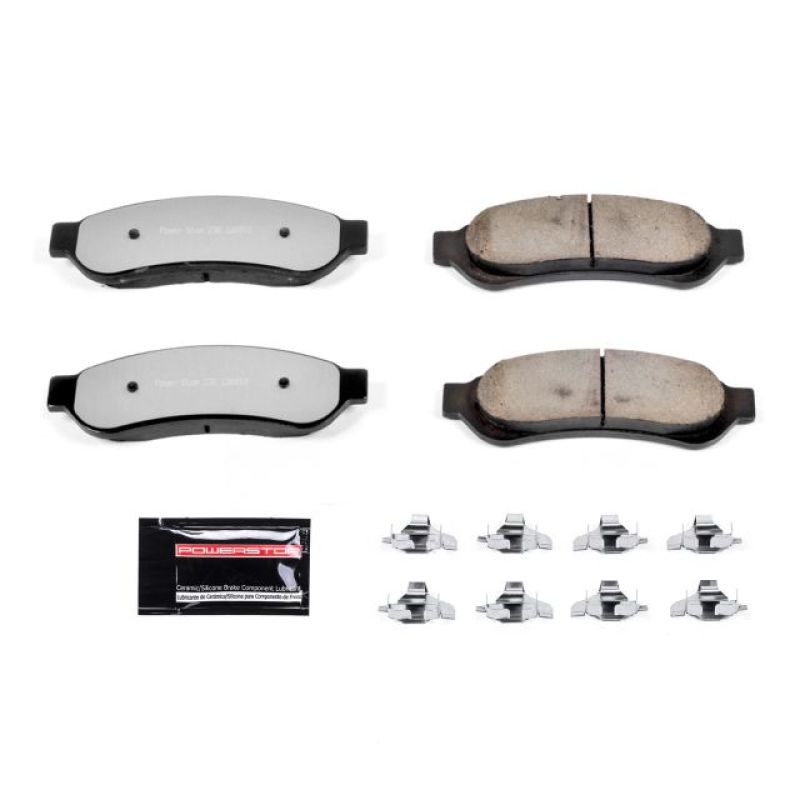 PowerStop Z36-1067 - PSBZ36-1067 - Power Stop 07-10 Ford F-250 Super Duty Rear Z36 Truck & Tow Brake Pads w/Hardware - Shipped in Europe - Tuningsupply.com