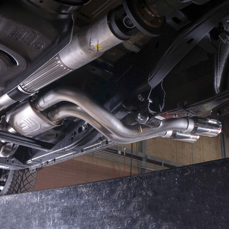Stainless Works FT18CBFT - SSWFT18CBFT - Stainless Works 15-19 Ford F150 5.0L Lightning Exit Catback System w/ 4in Tips - Shipped in Europe - Tuningsupply.com