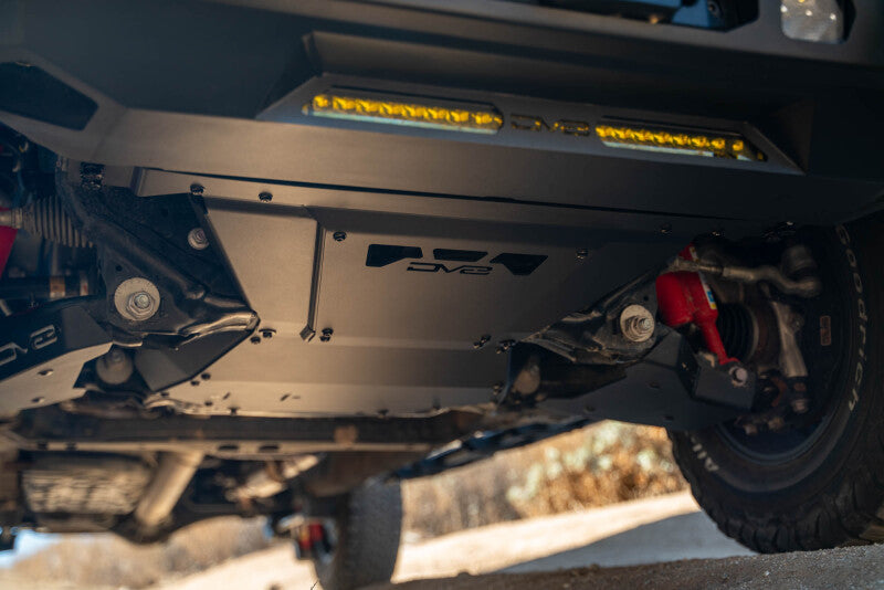 DV8 Offroad SPTT1-09 - DVESPTT1-09 - DV8 24-25 Toyota Tacoma & Land Cruiser Rear Belly Skid Plate - Shipped in Europe - Tuningsupply.com