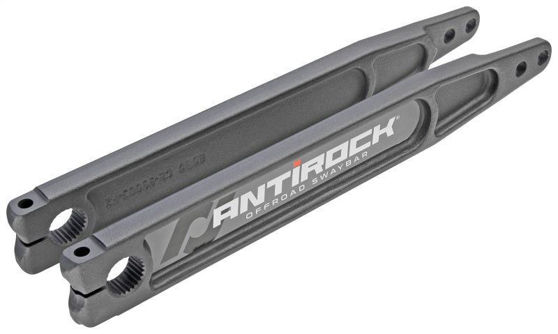 RockJock RJ-202002-101 - ROKRJ-202002-101 - RockJock Antirock Forged Chromoly Sway Bar Arms 17in Long x 25 spline w/ Stickers Pair - Shipped in Europe - Tuningsupply.com