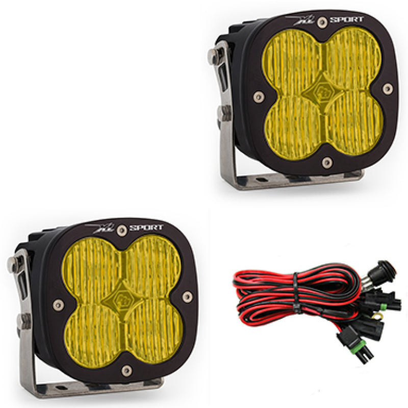 Baja Designs 567815 - BAJ567815 - Baja Designs XL Sport Series Wide Cornering Pattern LED Light Pods - Amber - Shipped in Europe - Tuningsupply.com