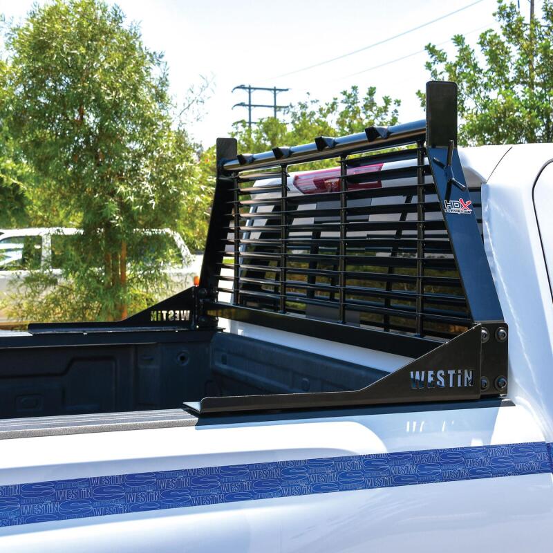 Westin 57-8025 - WES57-8025 - Westin 1999-2018 Chevrolet/Ford/GMC/Toyota Silverado/Sierra 1500/2500/3500 HD Headache Rack - Black - Shipped in Europe - Tuningsupply.com