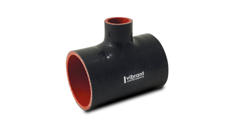 Vibrant 19689 - VIB19689 - Vibrant Silicone T-Hose Coupler Hose ID 2.50in Overall Length 4in Branch ID 1in - Shipped in Europe - Tuningsupply.com