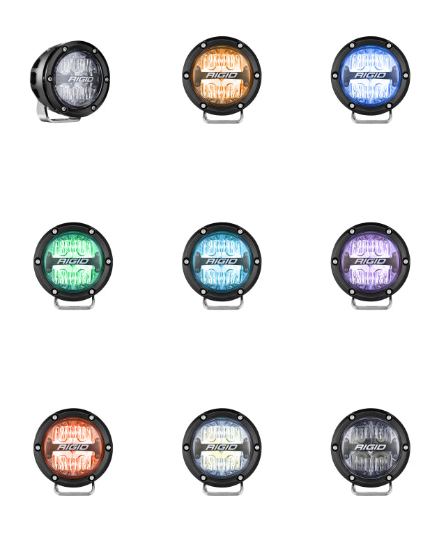 Rigid Industries 36401 - RIG36401 - Rigid Industries 360-Series 4in LED Off-Road Drive Beam - RGBW (Pair) - Shipped in Europe - Tuningsupply.com