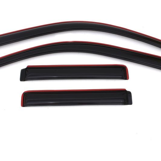 AVS 194733 - AVS194733 - AVS 02-09 Chevy Trailblazer Ventvisor In-Channel Front & Rear Window Deflectors 4pc - Smoke - Shipped in Europe - Tuningsupply.com