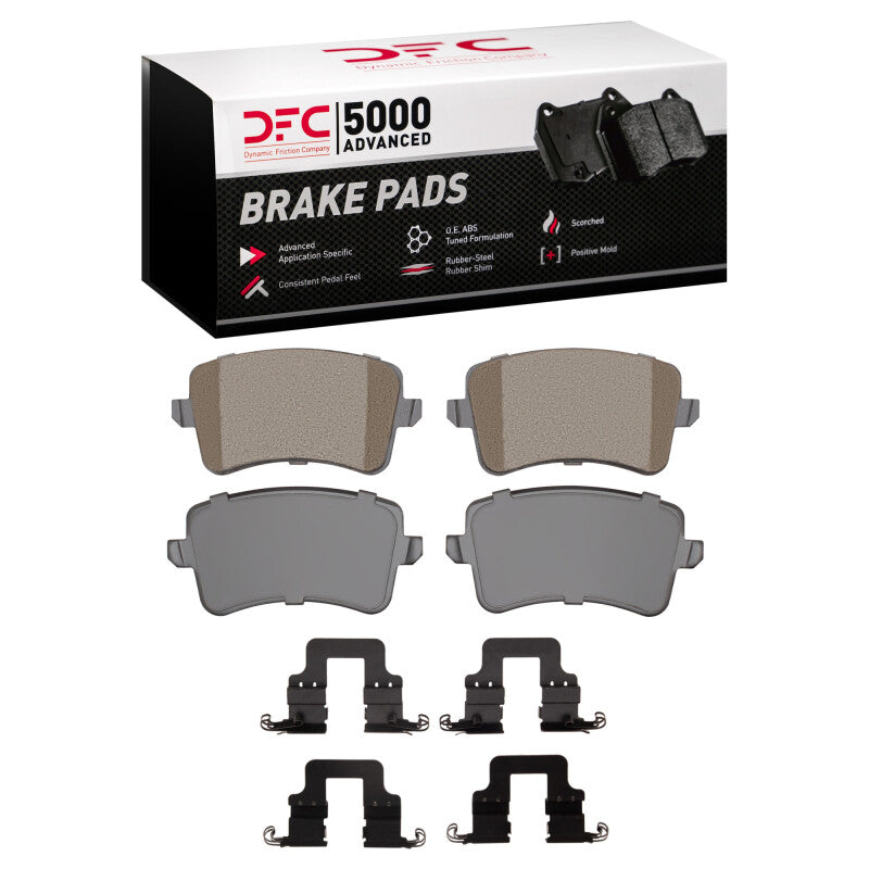DFC 1552-1386-01 - DFC1552-1386-01 - DFC 09-16 Audi A4 / 10-14 Audi A5 Rear 5000 Advanced Ceramic Brake Pads and Hardware Kit - Shipped in Europe - Tuningsupply.com