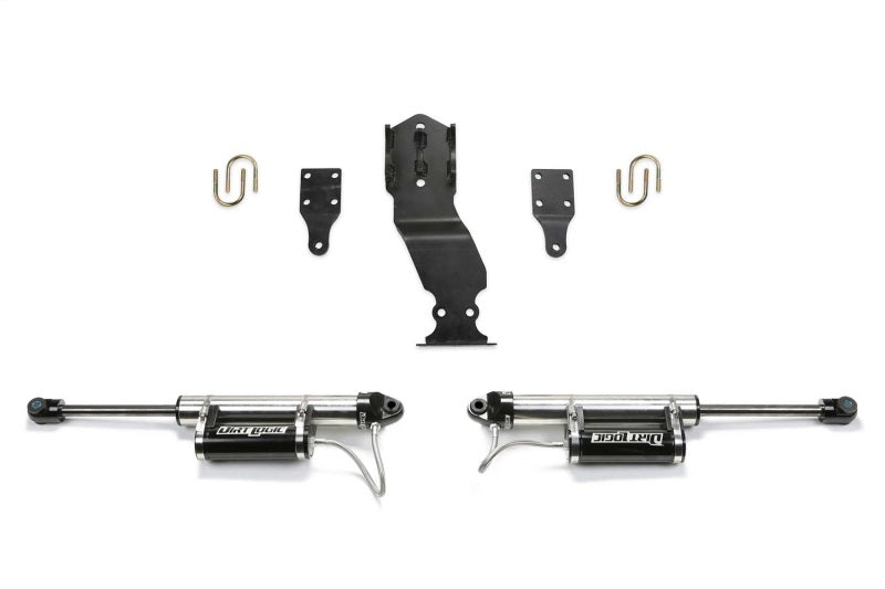 Fabtech FTS22304 - FABFTS22304 - Fabtech 17-21 Ford F250/F350 4WD Dual Steering Stabilizer System w/DL 2.25 Resi Shocks - Shipped in Europe - Tuningsupply.com