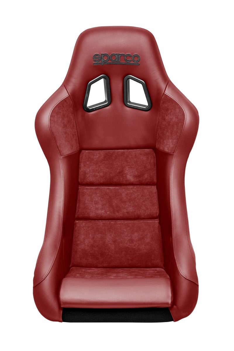 SPARCO - SPA008012RPRS - Sparco Seat QRT Performance Leather/Alcantara Red (Must Use Side Mount 600QRT) - Shipped in Europe - Tuningsupply.com