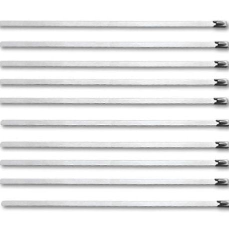 Vibrant 25898 - VIB25898 - Vibrant Stainless Steel Cable Ties 14.5in Long (10 Cable Ties / Pack) - Shipped in Europe - Tuningsupply.com