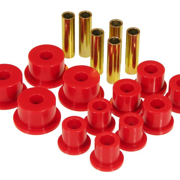 Prothane 1-1014 - PRO1-1014 - Prothane 74-91 Jeep Cherokee Front Spring & Shackle Bushings (w/ 2in OD Main Eye) - Red - Shipped in Europe - Tuningsupply.com