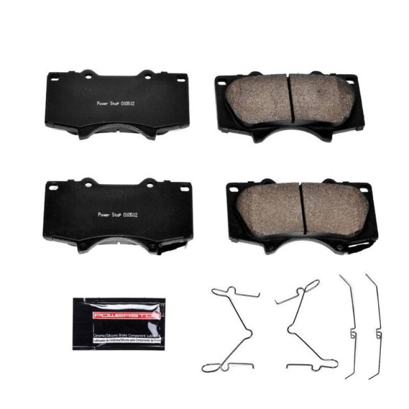 PowerStop Z23-976 - PSBZ23-976 - Power Stop 10-19 Lexus GX460 Front Z23 Evolution Sport Brake Pads w/Hardware - Shipped in Europe - Tuningsupply.com