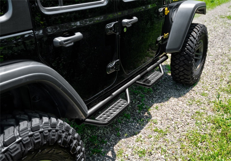 N-Fab 507416412 - NFB507416412 - N-Fab RS Nerf Step 07-18 Jeep Wrangler JK 4DR - Full Length - Tex. Black - Shipped in Europe - Tuningsupply.com