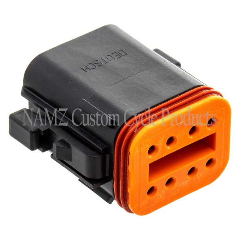 NAMZ DP-8B - NAMDP-8B - NAMZ Deutsch DT Series 8-Wire Plug & Wedgelock - Black (Repl. HD 72118-94BK) - Shipped in Europe - Tuningsupply.com