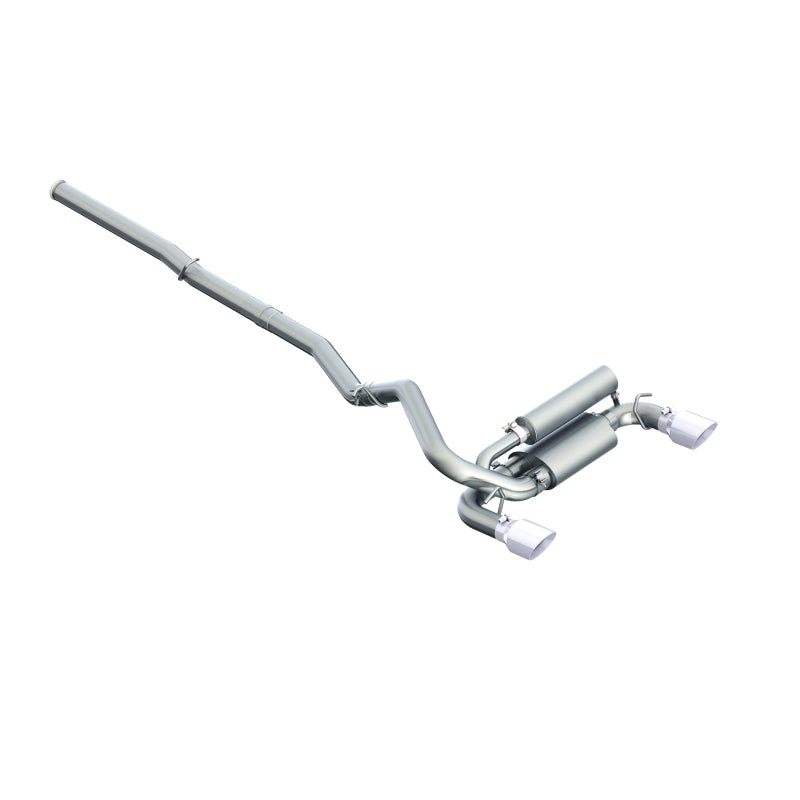 MBRP PS4203409 - MBRPS4203409 - MBRP 2016+ Ford Focus RS 3in Dual Outlet Cat-Back Exhaust T409 SS - Shipped in Europe - Tuningsupply.com