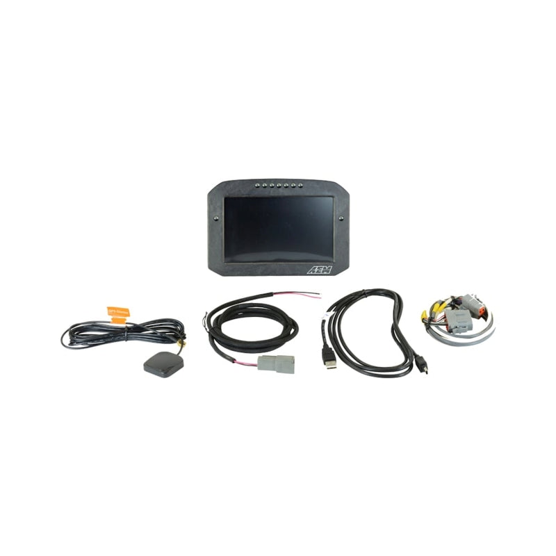 AEM 30-5702F - AEM30-5702F - AEM CD-7G Carbon Flush Digital Dash Display w/ Internal 20Hz GPS & Antenna - Shipped in Europe - Tuningsupply.com