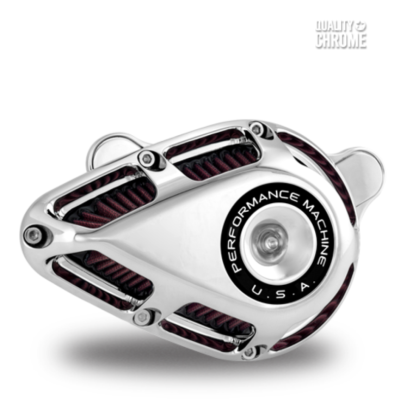 Performance Machine 0206-2140-CH - PFM0206-2140-CH - Performance Machine Jet Air Cleaner - Chrome - Shipped in Europe - Tuningsupply.com