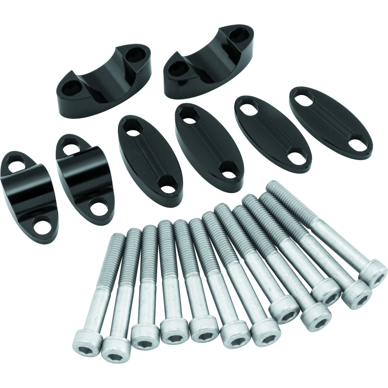 BikeMaster 152269 - BKM152269 - BikeMaster Aluminum Handlebar Riser 1in - Black - Shipped in Europe - Tuningsupply.com