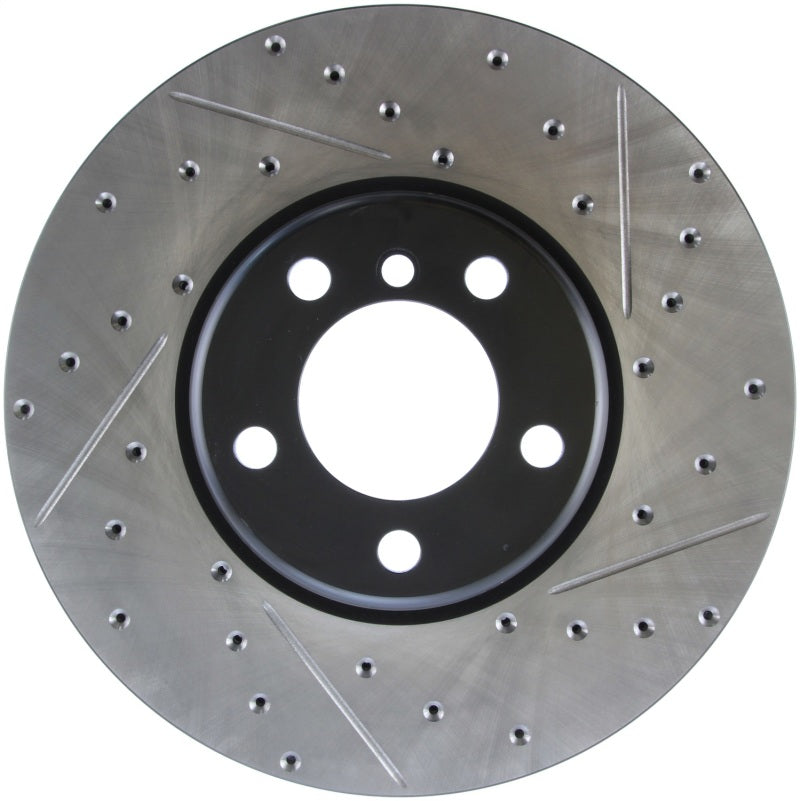 Stoptech 127.34140L - STO127.34140L - StopTech BMW 12-15 335i / 2014 428i / 2015 235i/228i Front Left Slotted & Drilled Sport Brake Rotor - Shipped in Europe - Tuningsupply.com