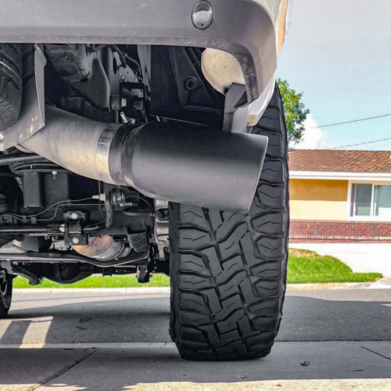 Banks Power - GBE49798-B - Banks Power 19-23 Dodge Ram Crew Cab 6.7L Cummins Monster Exhaust - SS Single Exhaust w/ Black Tip - Shipped in Europe - Tuningsupply.com