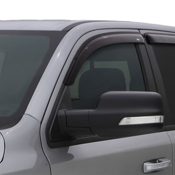AVS 94806 - AVS94806 - AVS 2019 RAM 1500 Crew Cab Ventvisor Outside Mount Front & Rear Window Deflectors 4pc - Smoke - Shipped in Europe - Tuningsupply.com