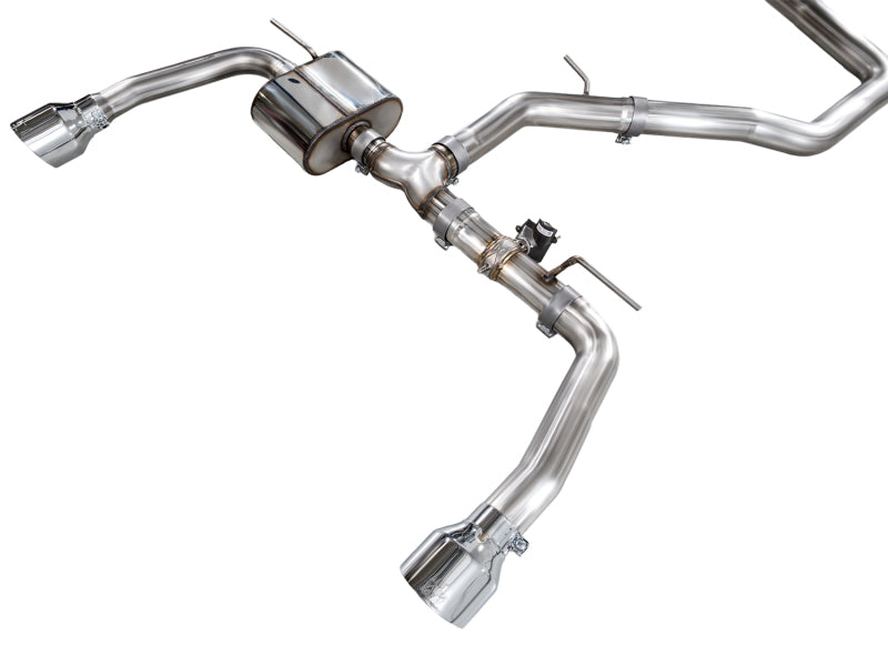AWE Tuning 3025-32237 - AWE3025-32237 - AWE Tuning 22-26 Hyundai Elantra N SwitchPath Cat-Back Exhaust - Chrome Silver Tips - Shipped in Europe - Tuningsupply.com