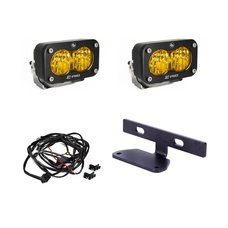 Baja Designs 448208 - BAJ448208 - Baja Designs 2024+ Can-Am Maverick R S2 Pro Hood Light Kit - Shipped in Europe - Tuningsupply.com