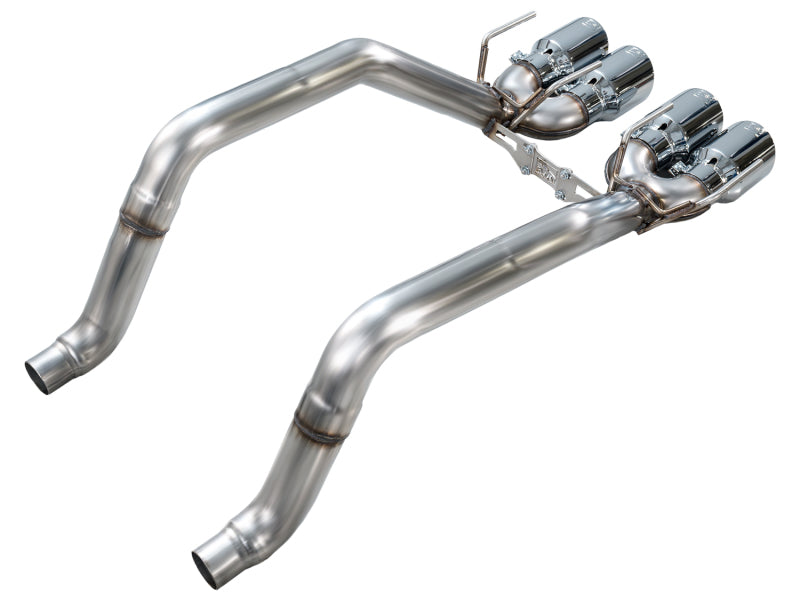 AWE Tuning 3020-42662 - AWE3020-42662 - AWE Tuning 09-13 Chevrolet Corvette 6.2L Track Edition Axle-Back Exhaust w/ Chrome Silver Tips - Shipped in Europe - Tuningsupply.com