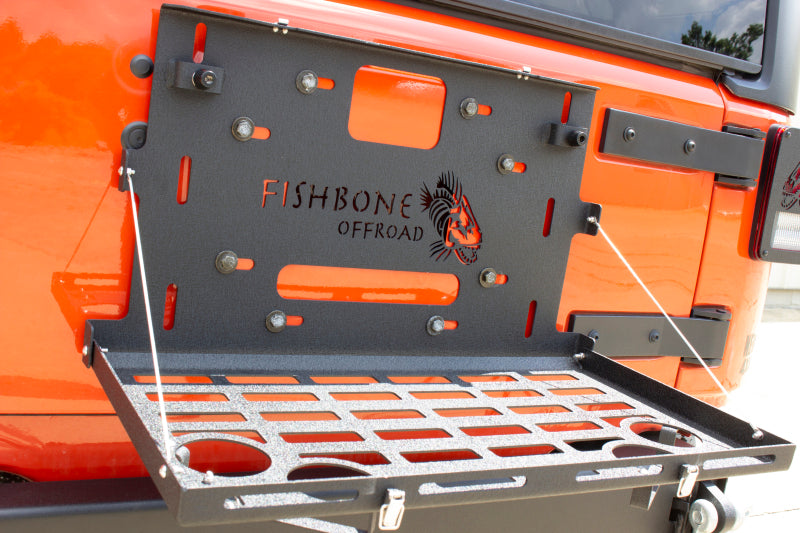 Fishbone Offroad FB25137 - FBOFB25137 - Fishbone Offroad 07-18 Jeep Wrangler JK Tailgate Table - Shipped in Europe - Tuningsupply.com