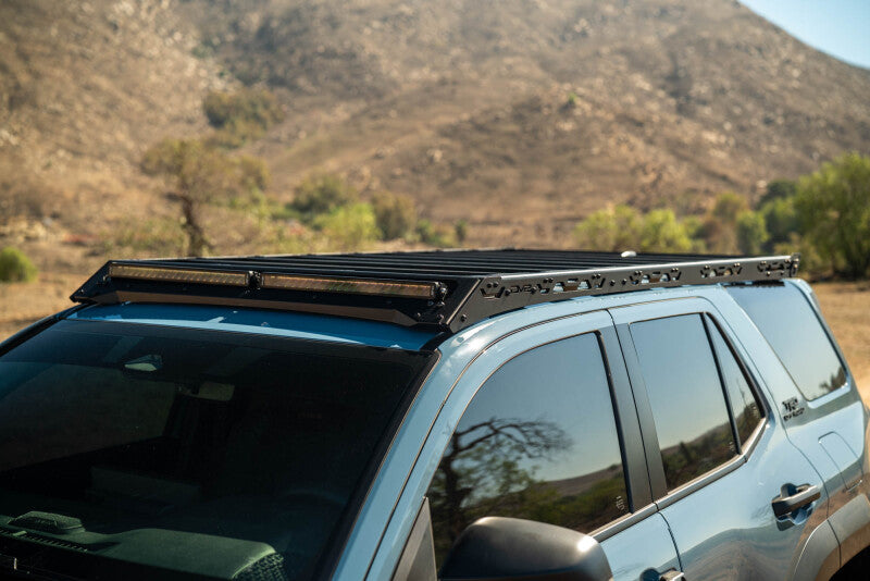 DV8 Offroad RRTF3-02L - DVERRTF3-02L - DV8 Offroad 25-26 Toyota 4Runner Roof Rack Light Cutout Fairing (Use w/ PN RRTF3-02) - Shipped in Europe - Tuningsupply.com