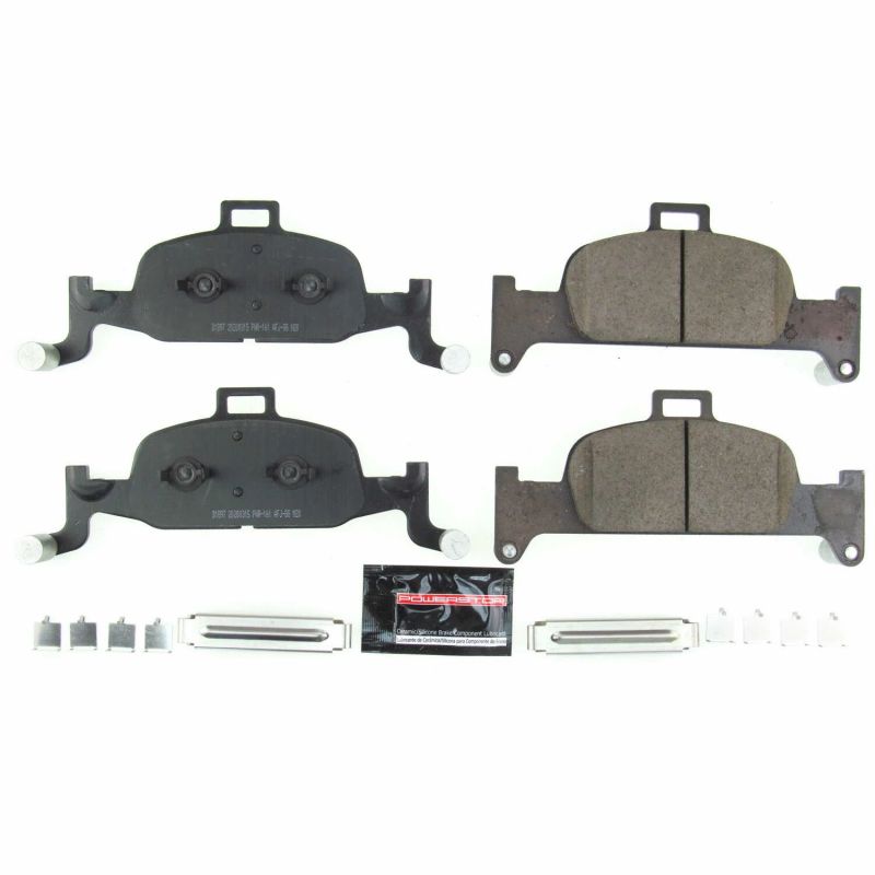 PowerStop Z23-1897 - PSBZ23-1897 - Power Stop 17-18 Audi A4 Front Z23 Evolution Sport Brake Pads w/Hardware - Shipped in Europe - Tuningsupply.com