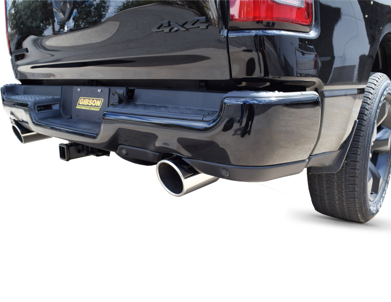 Gibson 66570 - GIB66570 - Gibson 2019 Ram 1500 Big Horn 5.7L 2.5in Cat-Back Dual Split Exhaust - Stainless - Shipped in Europe - Tuningsupply.com