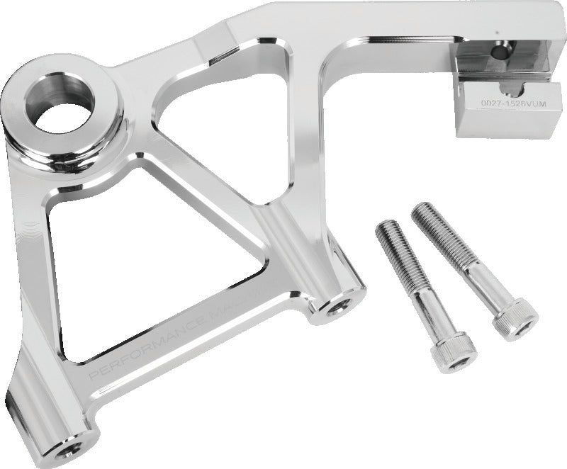 Performance Machine 0023-1828AGNM-A-CH - PFM0023-1828AGNM-A-CH - Performance Machine Touring Rear Rad Cal Bracket Assy - Chrome - Shipped in Europe - Tuningsupply.com