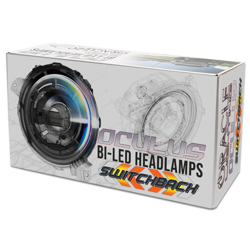 ORACLE Lighting 5839-023 - ORL5839-023 - Oracle Jeep JL/Gladiator JT Oculus Bi-LED Projector Headlights - Amber/White Switchback - Shipped in Europe - Tuningsupply.com