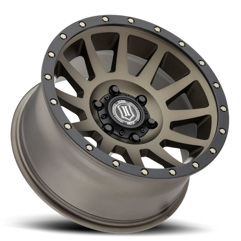 ICON 2017856350BR - ICO2017856350BR - ICON Compression 17x8.5 6x135 6mm Offset 5in BS 87.1mm Bore Bronze Wheel - Shipped in Europe - Tuningsupply.com