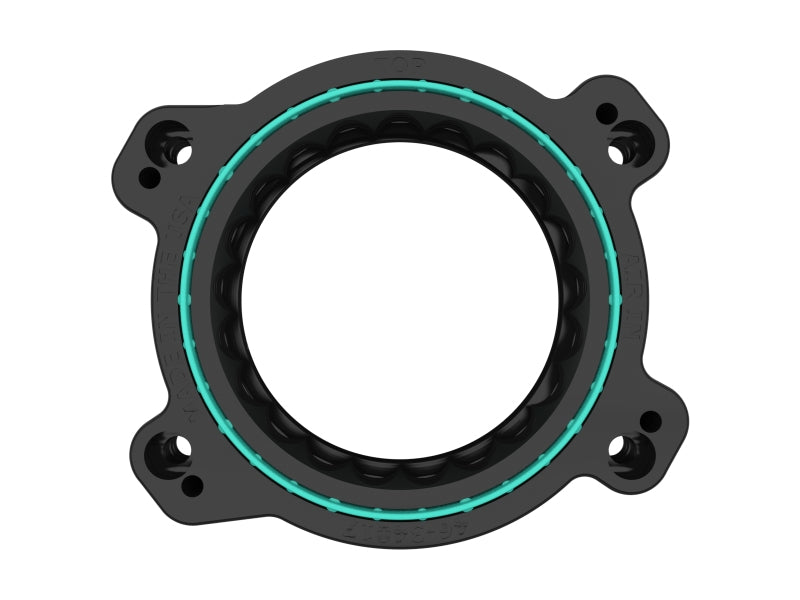 aFe 46-34017B - AFE46-34017B - aFe 2020 Vette C8 Silver Bullet Aluminum Throttle Body Spacer / Works With Factory Intake Only - Blk - Shipped in Europe - Tuningsupply.com